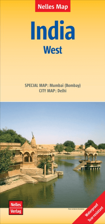Landkaart Wegenkaart 2 India West - Delhi-Mumbai-Bomba
