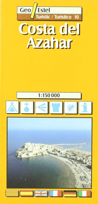 Wegenkaart Toerismekaart T10 Costa del Azahar Valencia - GeoEstel
