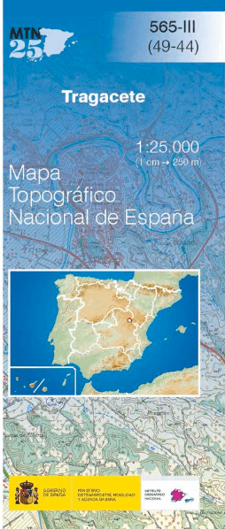 Wandelkaart 00565.3 Tragacete, Cuenca, Castilla la-Mancha - CNIG