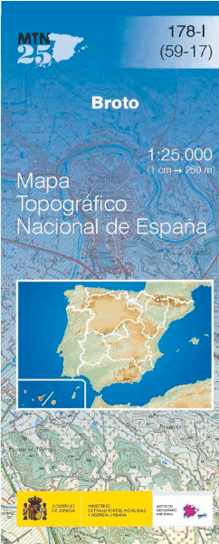 Wandelkaart 00178.1 Broto, Huesca, Aragon - CNIG