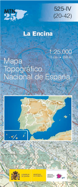 Wandelkaart 00525.4 La Encina, Salamanca, Castillië y léon - CNIG