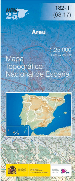 Wandelkaart 00182.2 Àreu, Lerida, Catalonië - CNIG