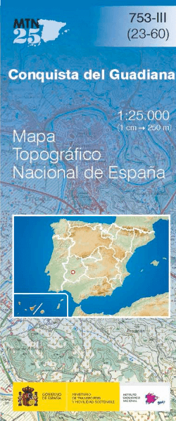 Wandelkaart 000753.3 Conquista del Guadiana, Badajoz, Extremadura