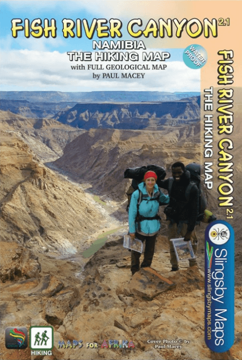 Wandelkaart 2.1 Namibië Fish River Canyon - Slingsby Maps