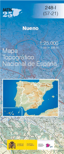 Wandelkaart 0248.1 Nueno, Huesca, Aragon  - CNIG