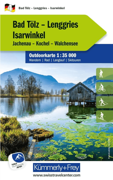 Wandelkaart Outdoorkaart 04 Bad Tölz, Lenggries & Isarwinkel - K&F
