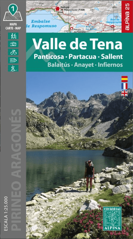 Wandelkaart Valle de Tena - Editorial Alpina