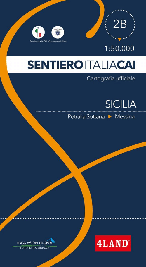 Wandelkaart 2B Sentiero Italia Sicilia - 4Land