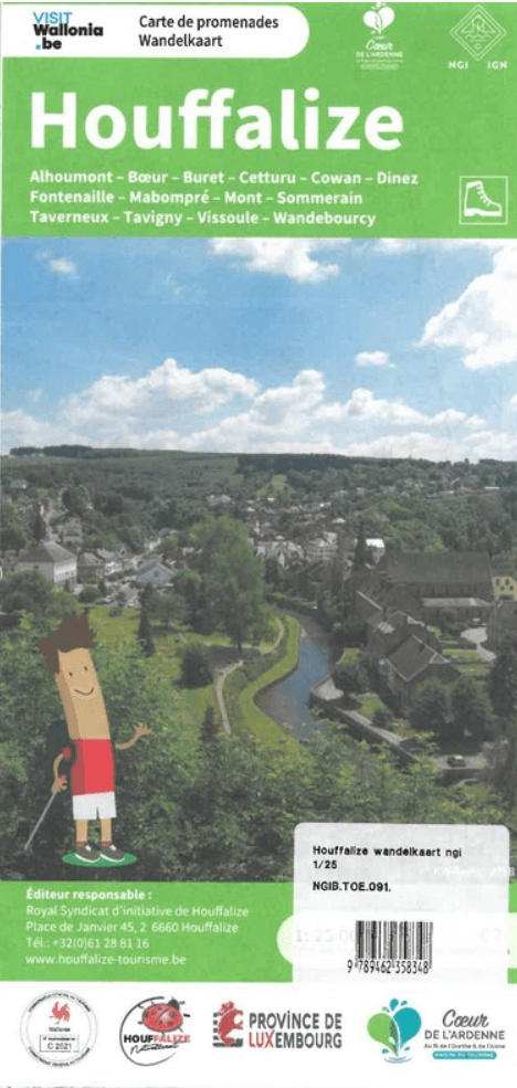 Wandelkaart Houffalize - NGI
