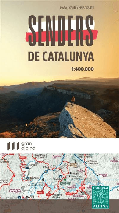 Wandelkaart Senders de Catalunya - Ed. Alpina