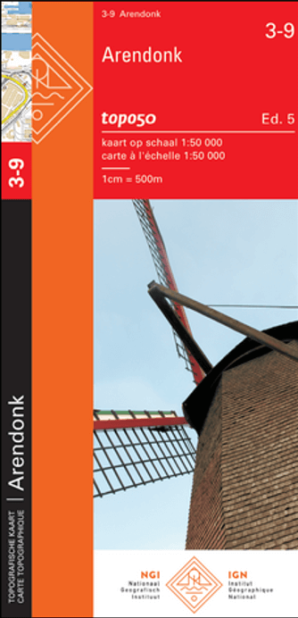 TOPO Wandelkaart 3/9 Arendonk - NGI