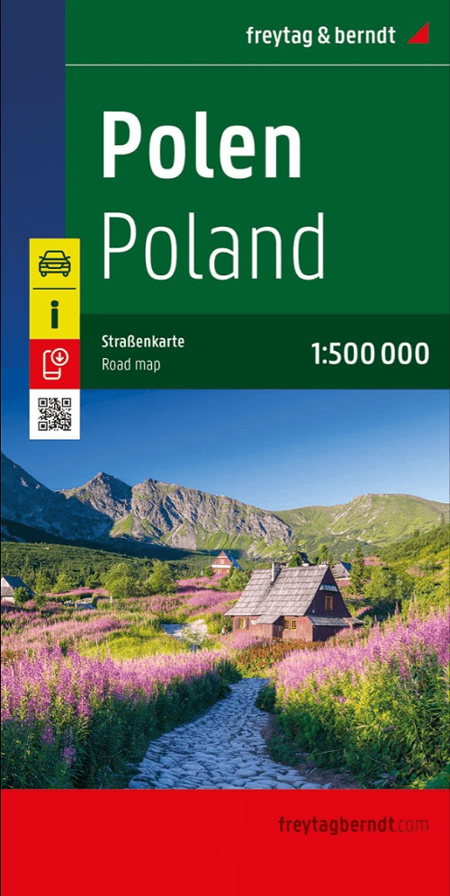 Landkaart Wegenkaart 381 Polen - Freytag & Berndt