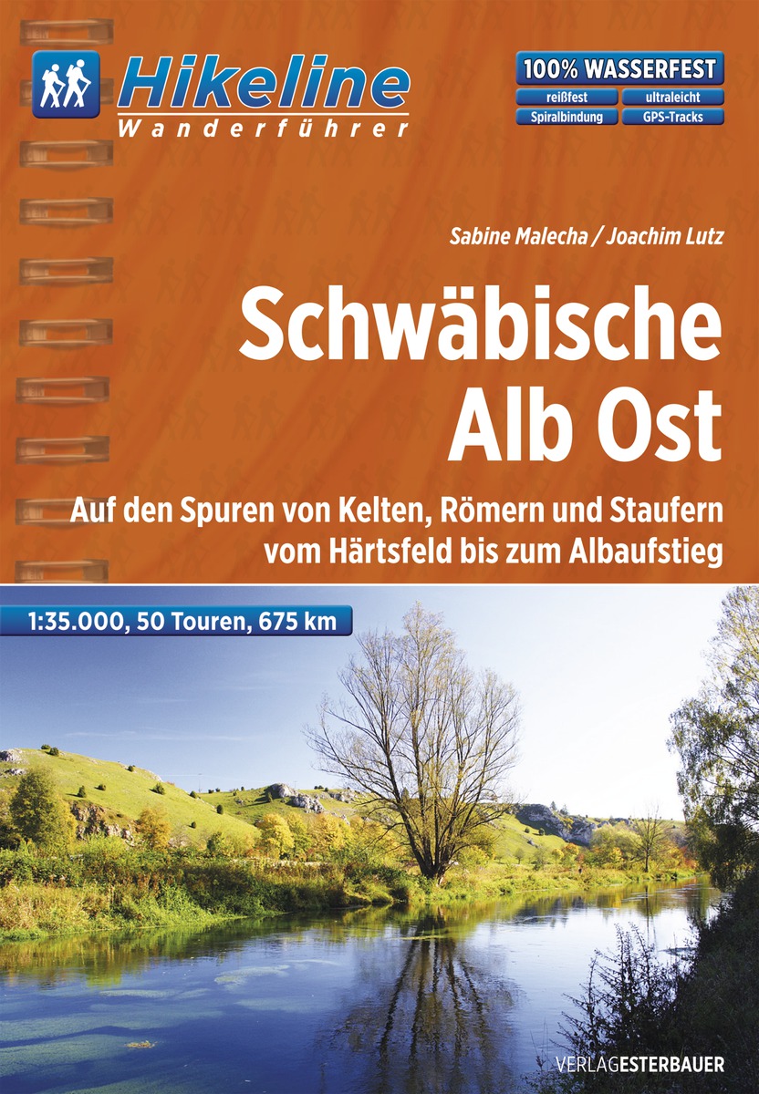 Wandelgids Schwäbische Alb Ost - Hikeline
