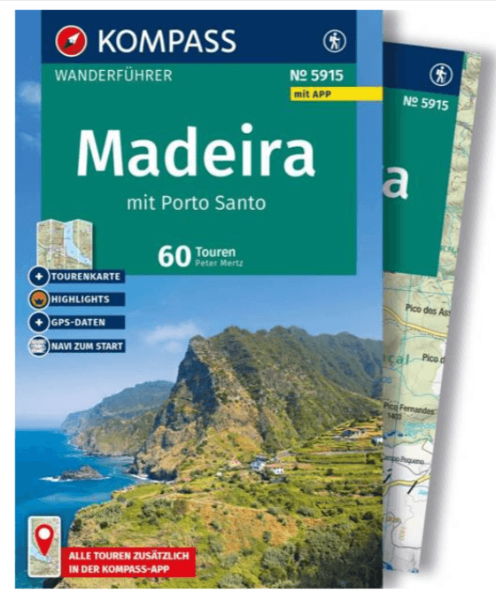 Wanderführer Wandelgids Madeira Portugal - Kompass
