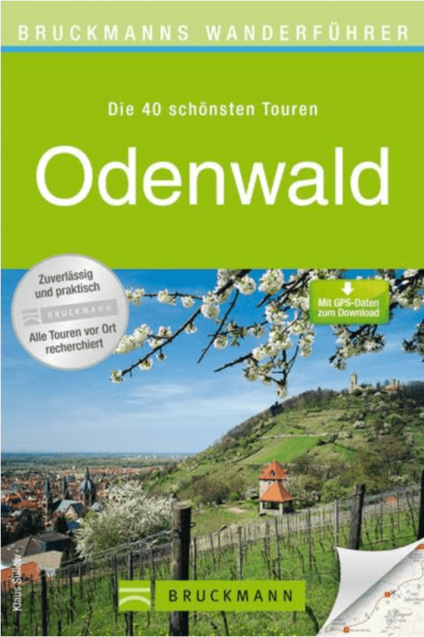 Wandelgids Odenwald Die 40 schönsten Touren - Bruckman Verlag