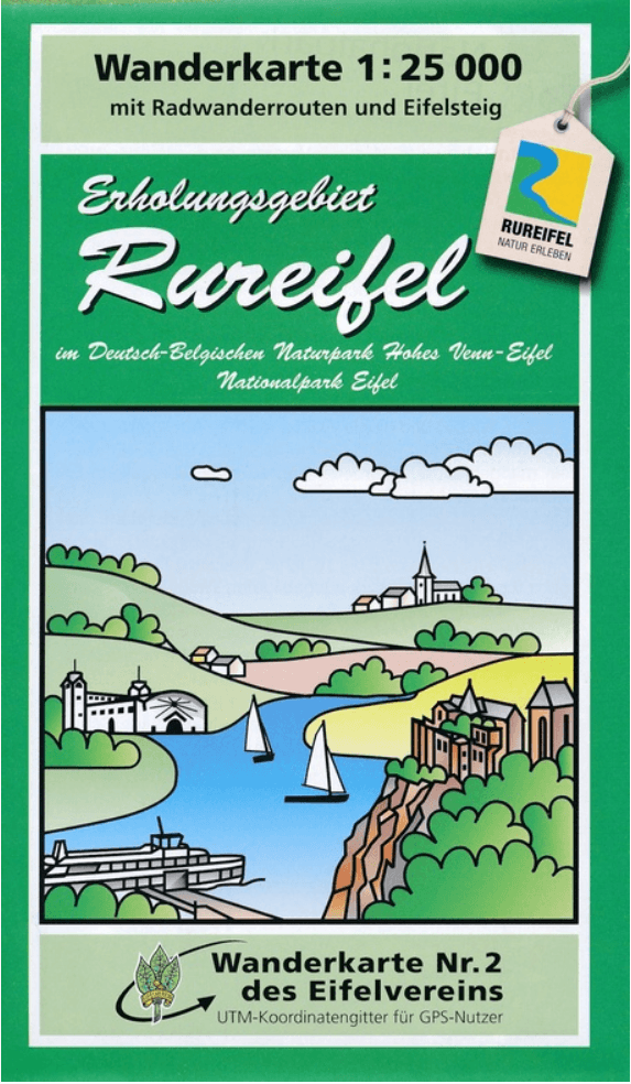 Wandelkaart 02 Rureifel Eifel - Eifelverein