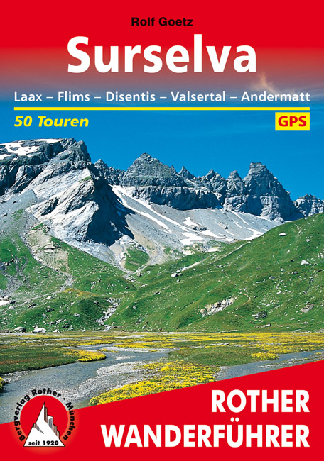 Wandelgids Surselva- Graubünden Zwitserland - Rother 