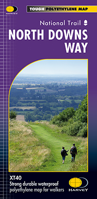 Wandelkaart North Downs Way - Harvey maps