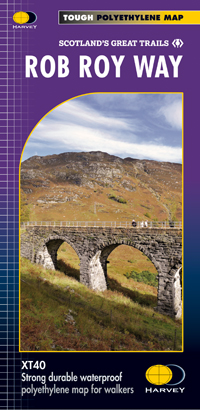 Wandelkaart Rob Roy Way National trail - Harvey maps