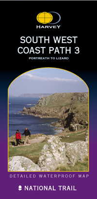 Wandelkaart - South West Coast Path 3 - Harvey maps