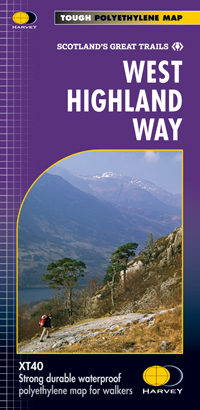 Wandelkaart West Highland Way - Harvey maps