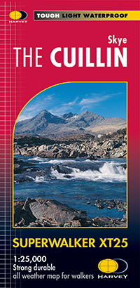 Wandelkaart XT25 Skye The Cuillin - Harvey maps